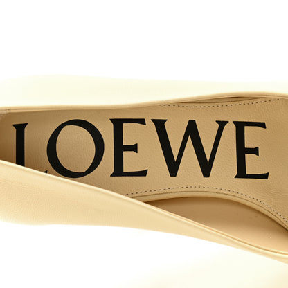 Loewe Goatskin Toy Pumps 37 Oat Milk 8 of 9