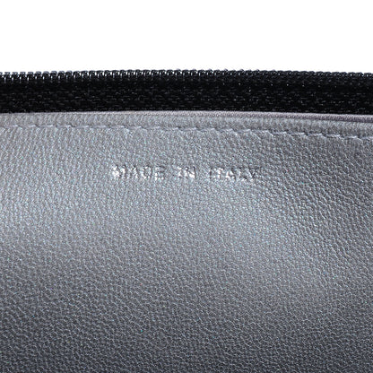 Chanel Lambskin Camellia Wallet on Chain WOC Black 8 of 9