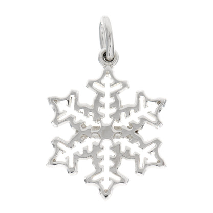 Tiffany Sterling Silver Small Snowflake Charm 1 of 4