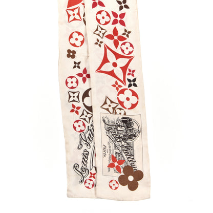 Louis Vuitton Silk Sweet Flower Bandeau Rouge 2 of 4