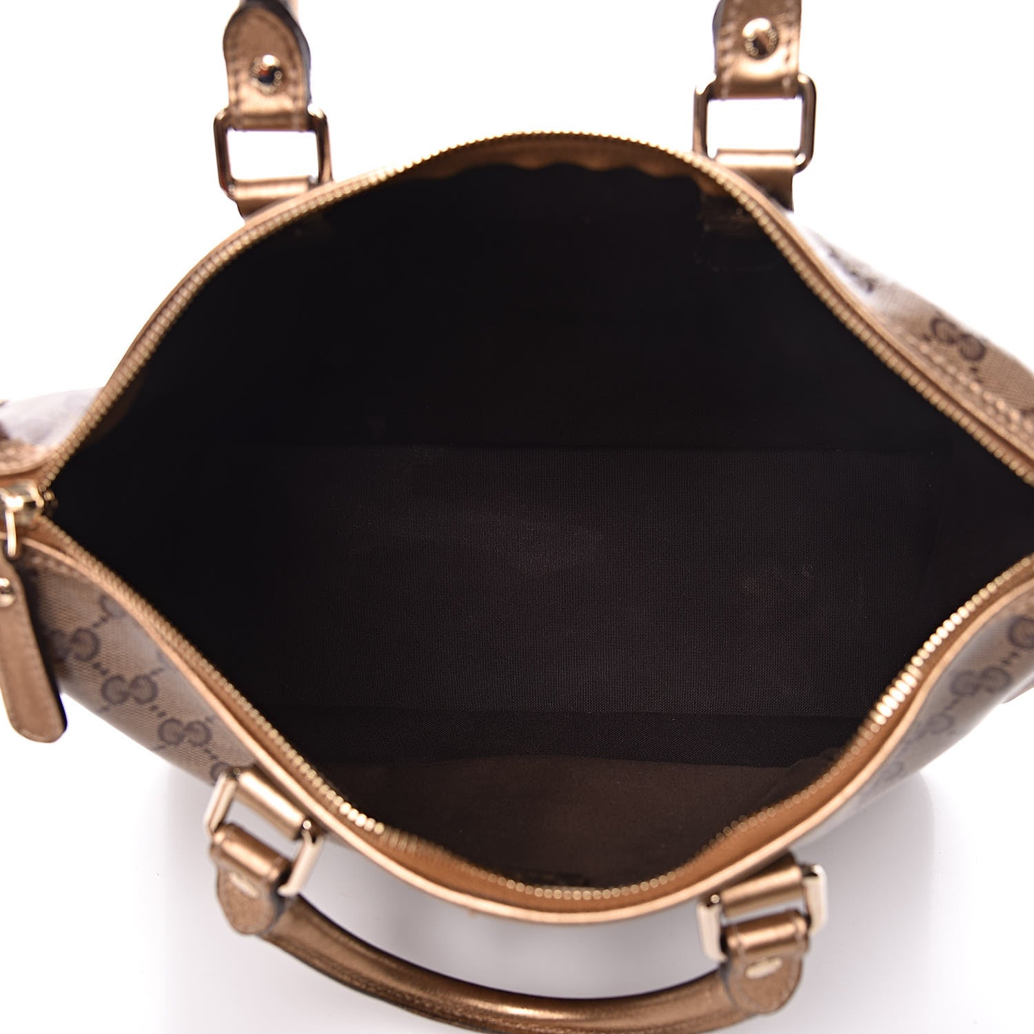 Gucci Crystal Monogram Medium Joy Tote Bag Gold 5 of 12