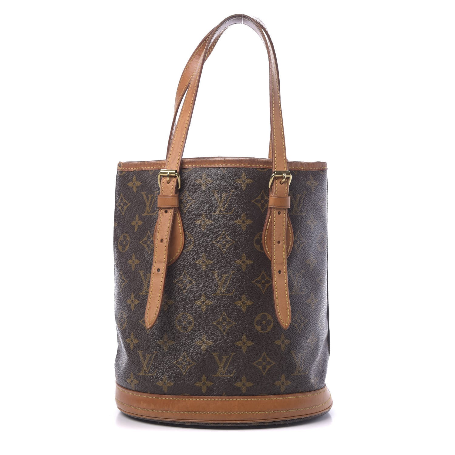 Louis Vuitton Monogram Petit Bucket 23 1 of 15