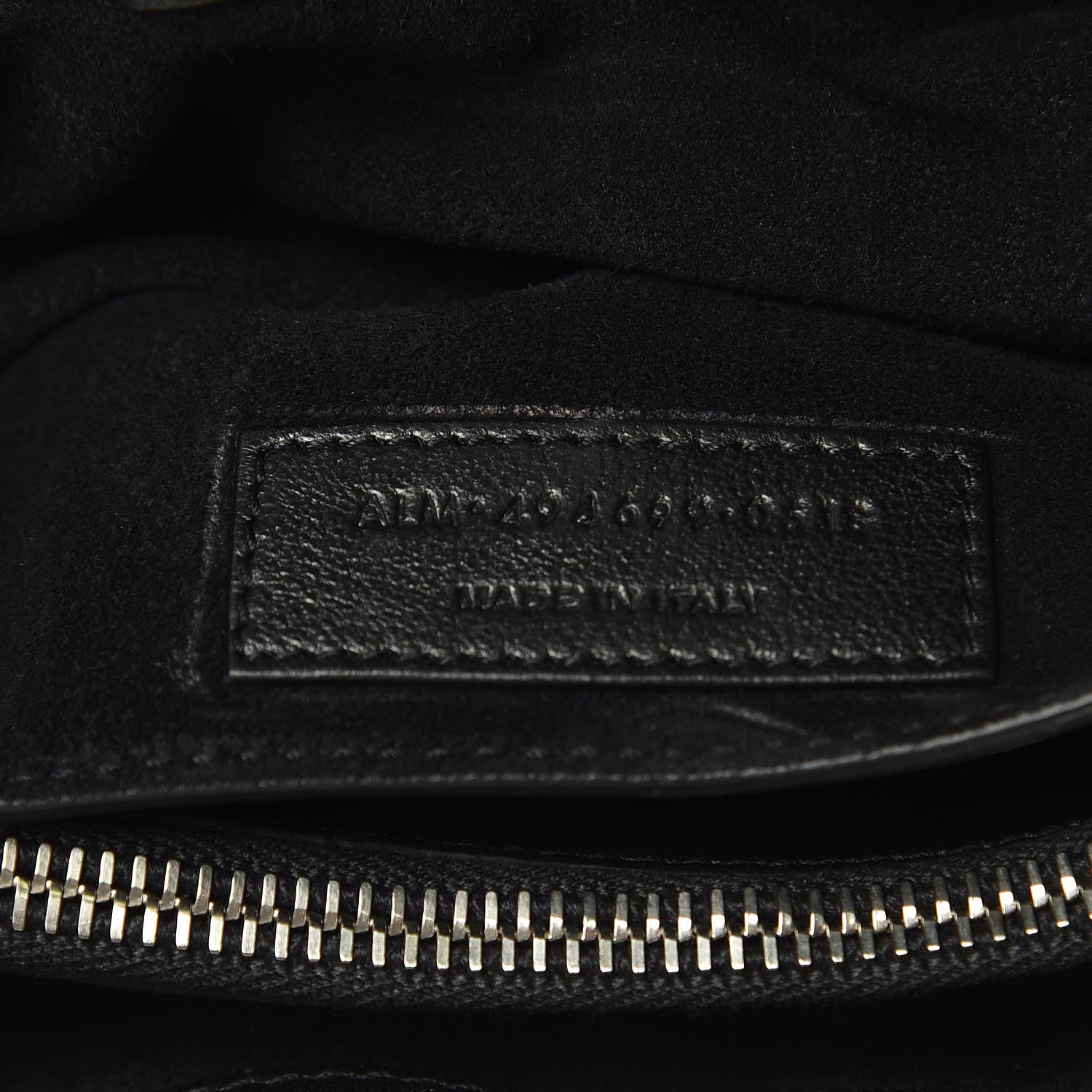 Saint Laurent Metallic Calfskin Y Quilted Monogram Small Loulou Chain Satchel Acciaio 9 of 10