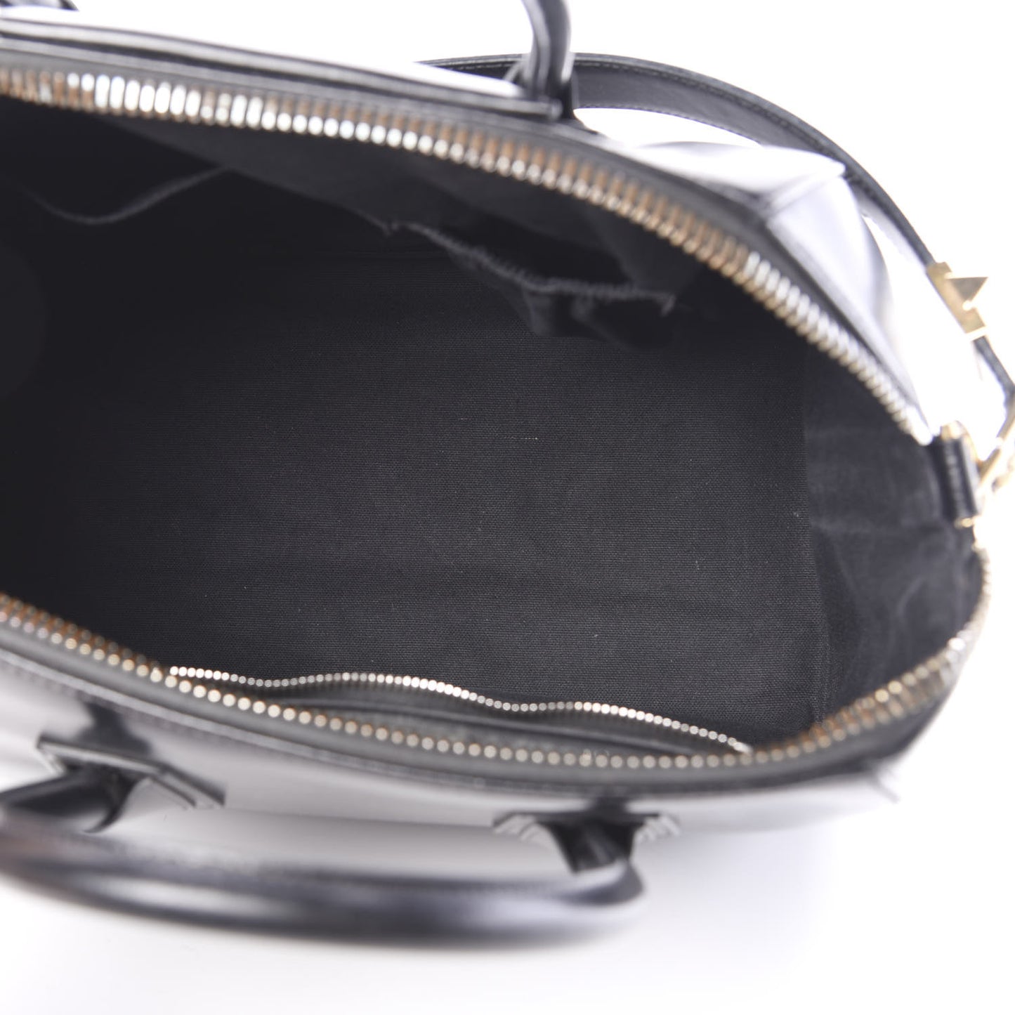 Shiny Lord Calfskin Medium Antigona Black