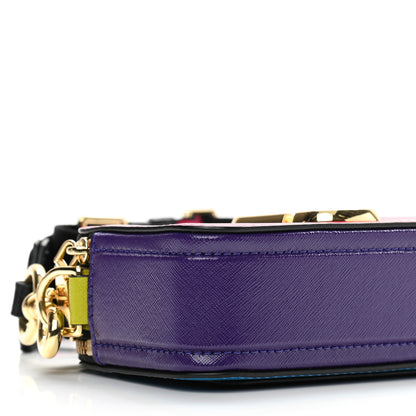 Marc Jacobs Saffiano Small Snapshot Camera Bag Hibiscus Multicolor 11 of 12
