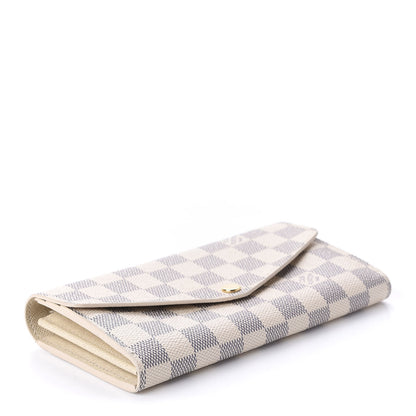 Louis Vuitton Damier Azur Sarah Wallet NM 4 of 9