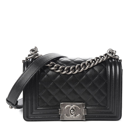 Chanel Caviar Quilted Small Boy Flap Black 1 of 10