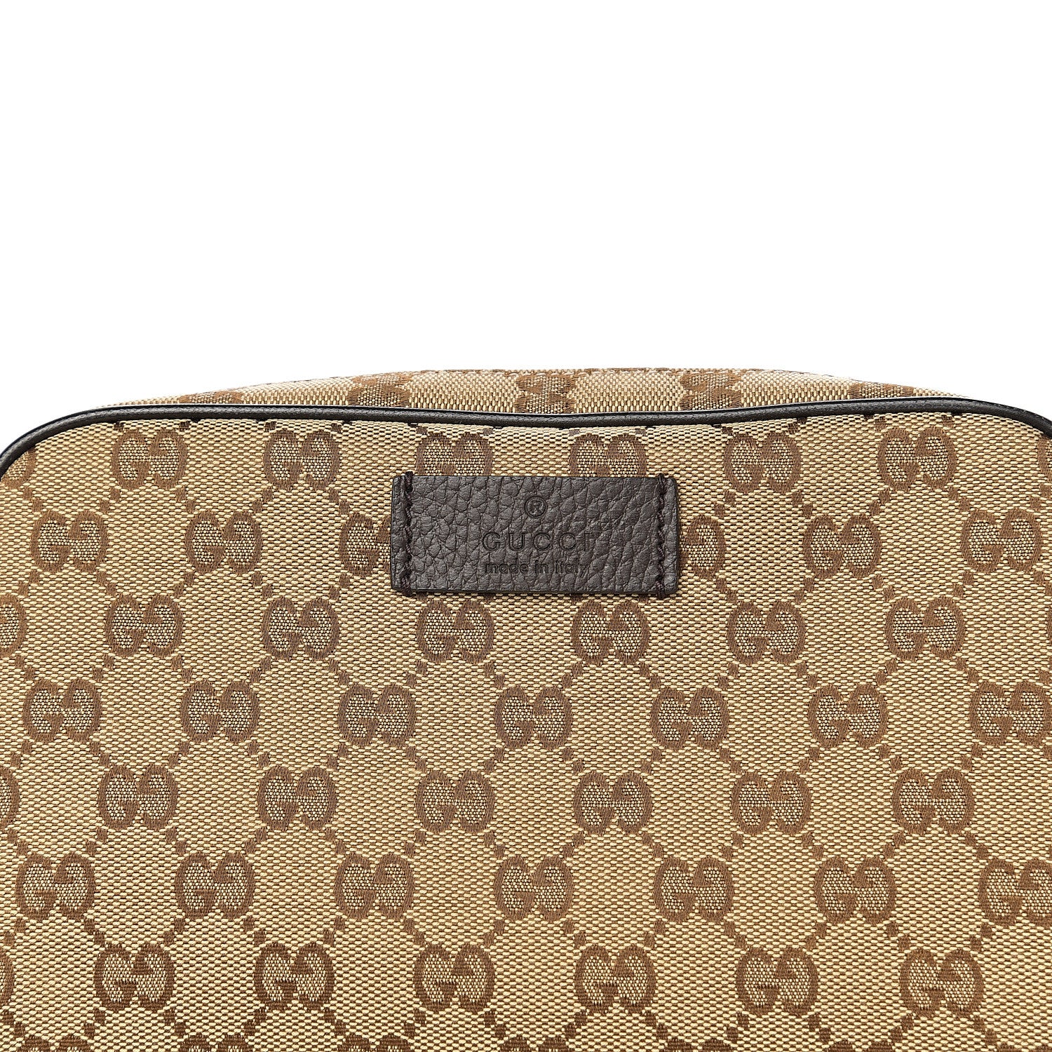 Gucci Monogram Belt Bag Dark Brown 9 of 9