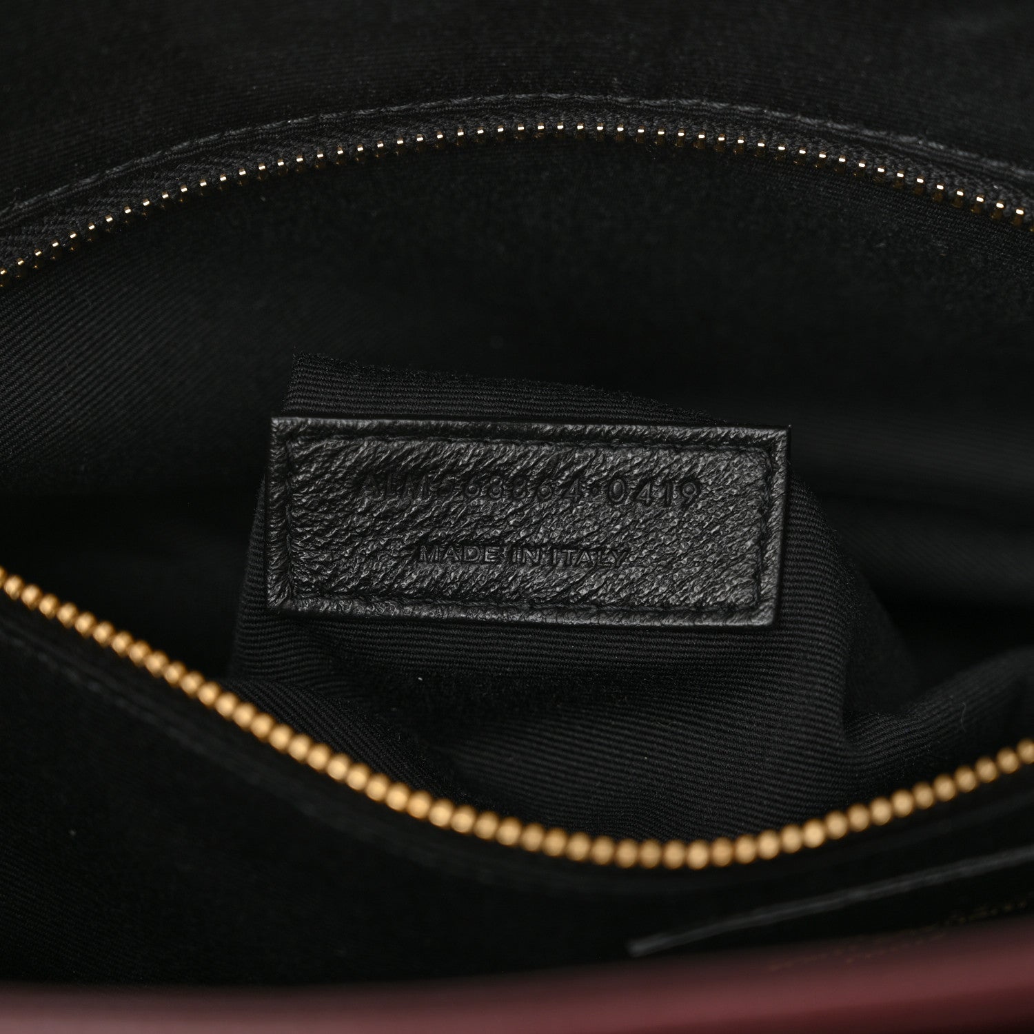 Saint Laurent Grain de Poudre Matelasse Chevron Medium Tribeca Shopping Bag Rouge Legion 6 of 10