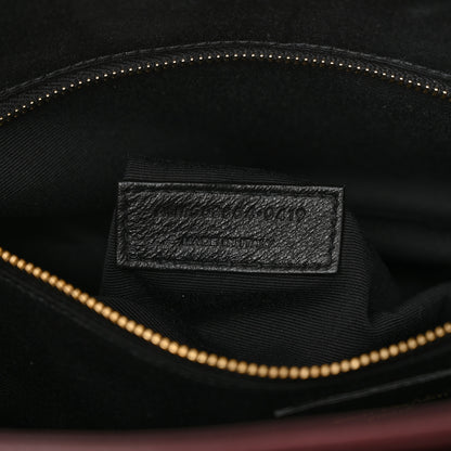Saint Laurent Grain de Poudre Matelasse Chevron Medium Tribeca Shopping Bag Rouge Legion 6 of 10