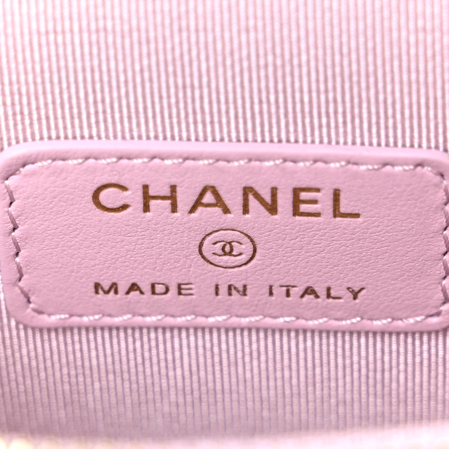 Chanel Caviar Quilted Small Vertical Coco Beauty Vanity Case With Chain Light Pink 5 of 9