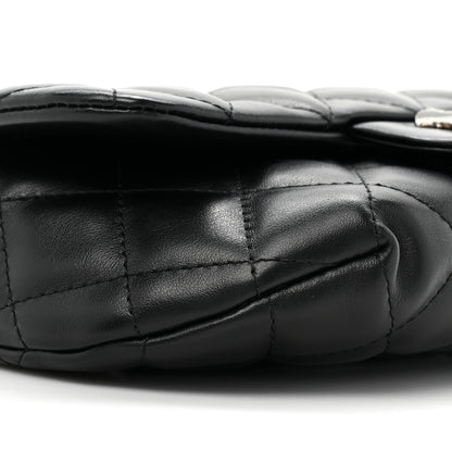 Chanel Calfskin Quilted CC Uniform Flap Belt Bag Black 9 of 9