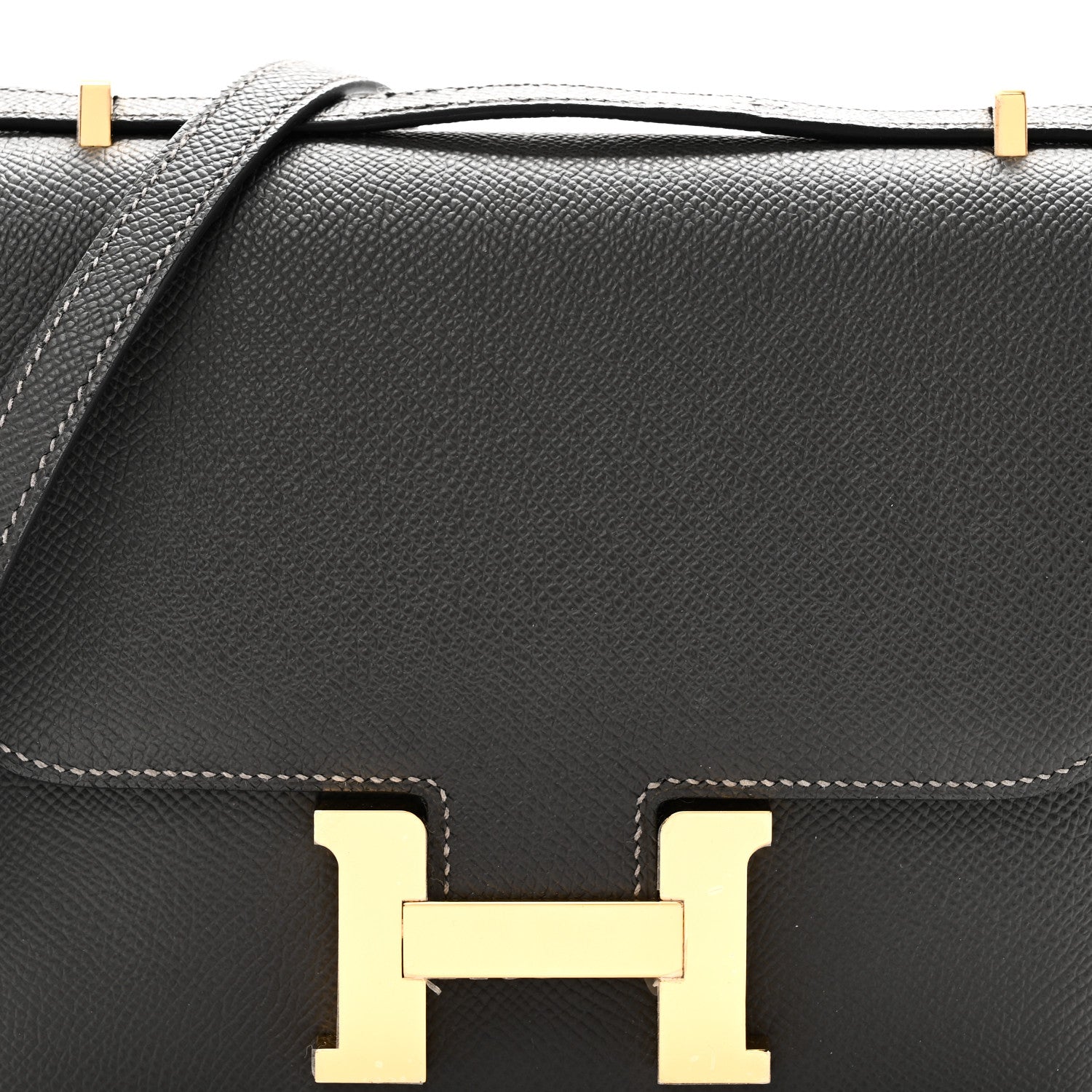 Hermes Epsom Constance 18 Graphite 9 of 12