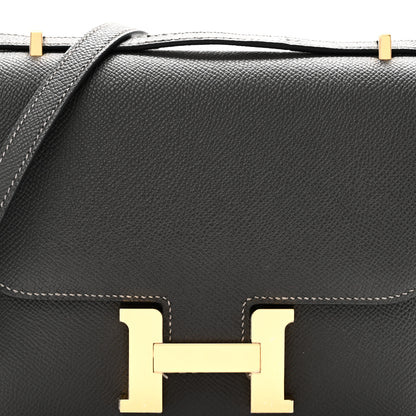 Hermes Epsom Constance 18 Graphite 9 of 12