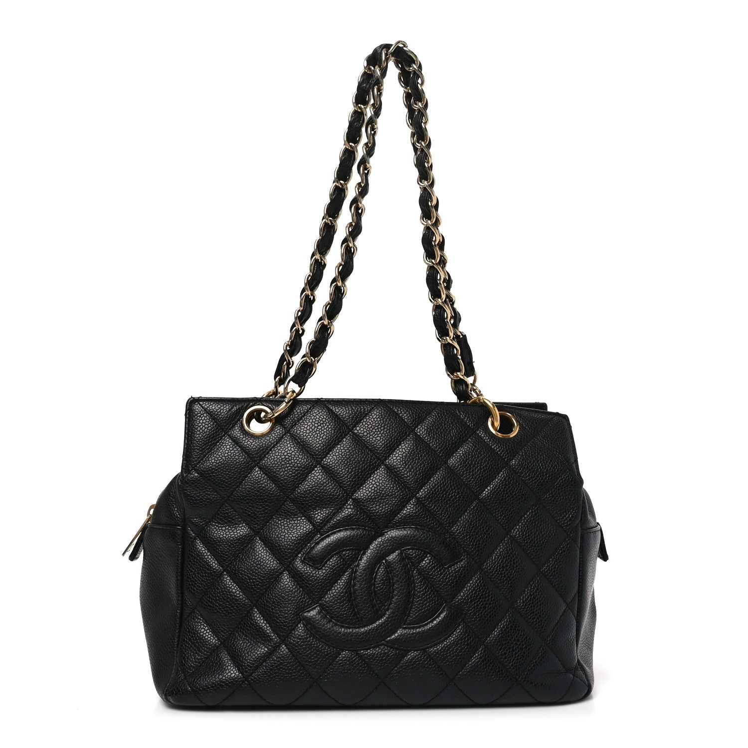 Chanel Caviar Quilted Petit Timeless Tote PTT Black 1 of 13