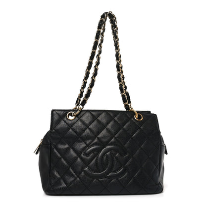 Chanel Caviar Quilted Petit Timeless Tote PTT Black 1 of 13