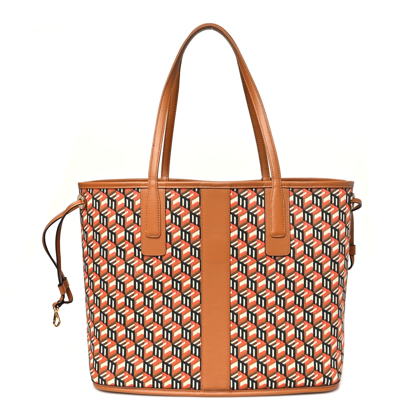 Visetos Medium Liz Reversible Shopper Tote Cognac
