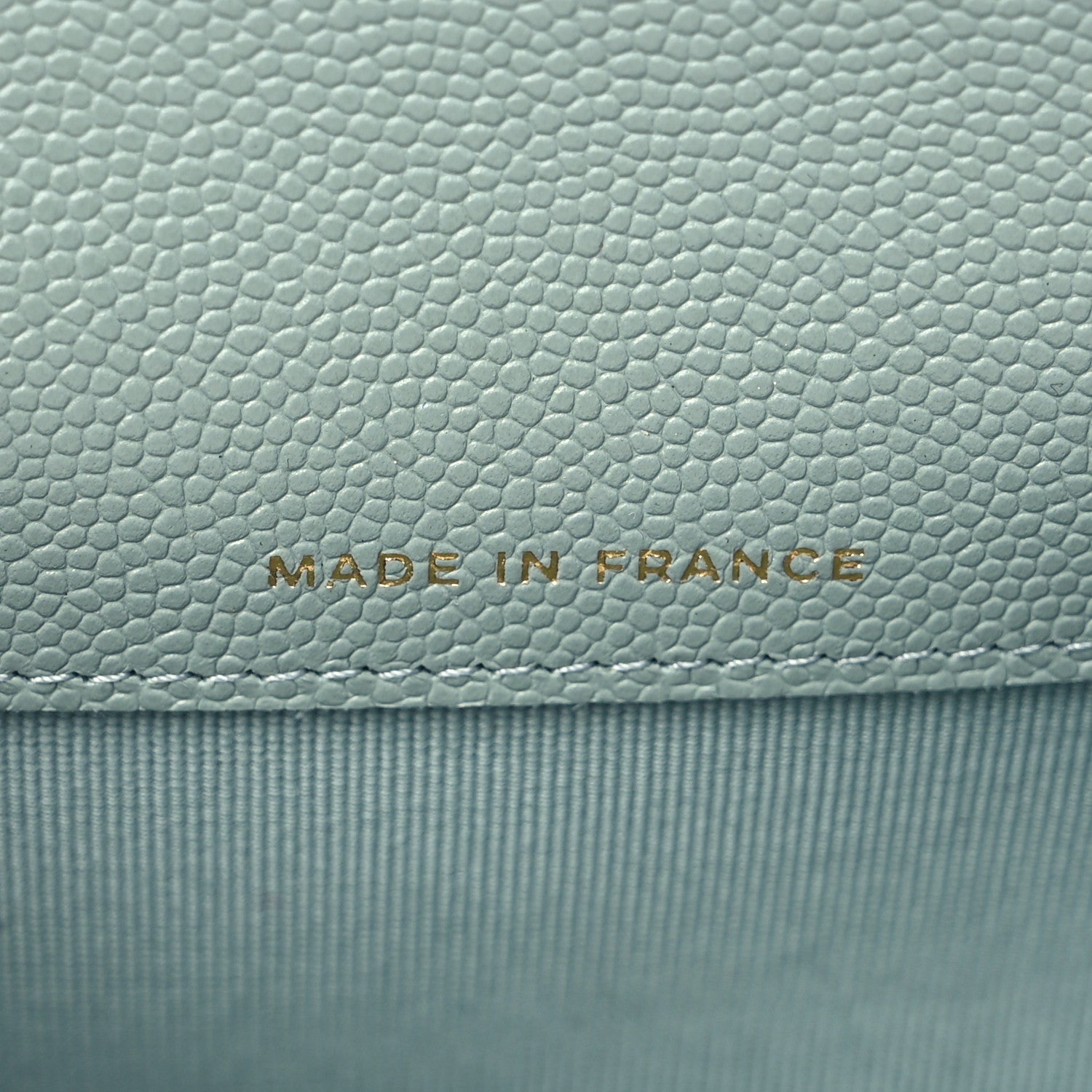 Chanel Caviar Quilted Flap Card Holder Wallet Grey 7 of 8