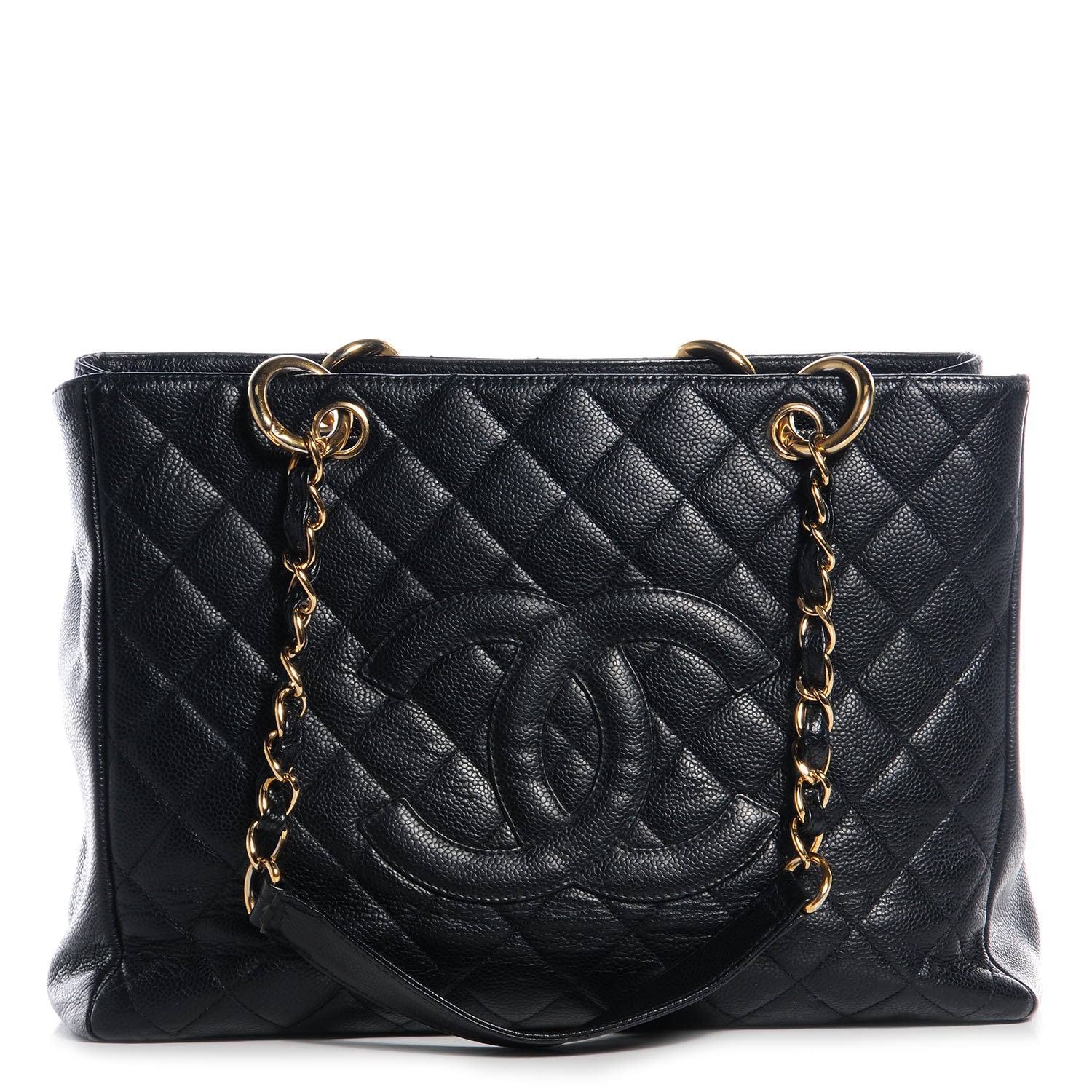 Chanel Caviar Grand Shopping Tote GST Black 1 of 7