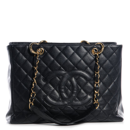 Chanel Caviar Grand Shopping Tote GST Black 1 of 7