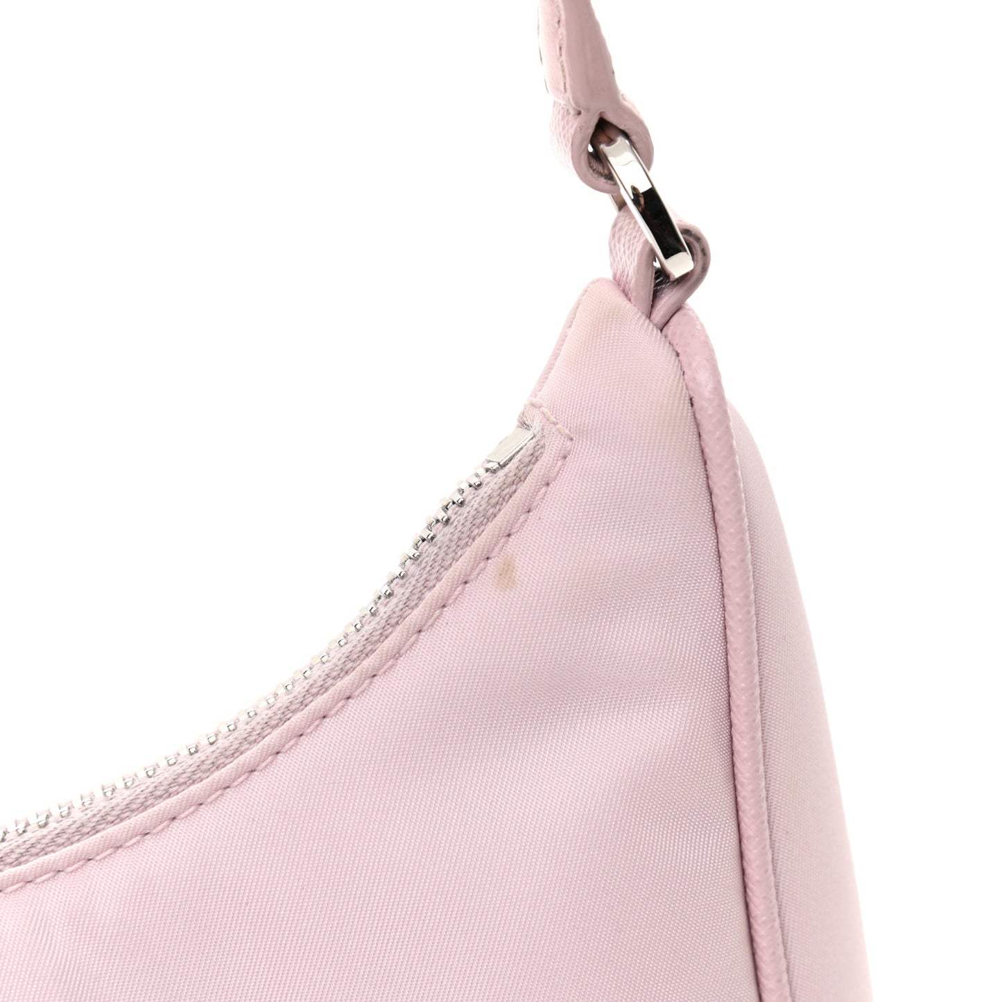 Re-Nylon Saffiano Mini Re-Edition 2005 Bag Alabastro