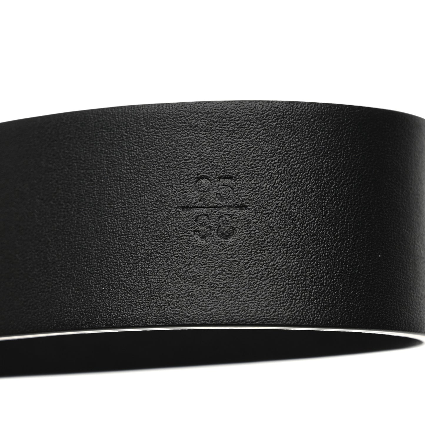 Calfskin CC Belt 95 38 Black