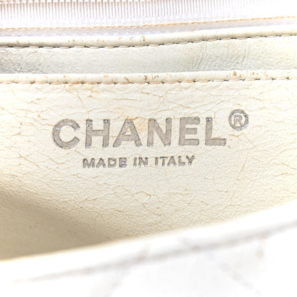 Chanel Caviar Quilted Jumbo Single Flap White 7 of 12