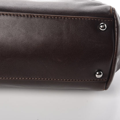 Chanel Lambskin Lax Accordion Flap Marron Fonce 12 of 18