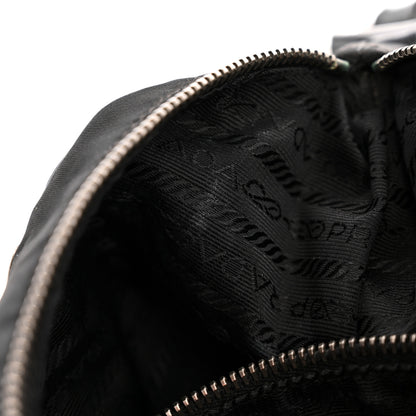 Prada Nylon Vela Grommet Tote Black 10 of 12