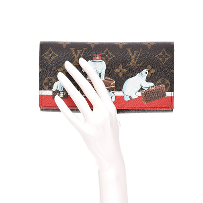 Louis Vuitton Monogram 2017 Christmas Animation Sarah Wallet 2 of 6