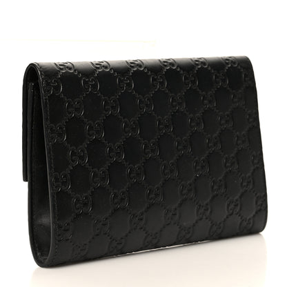 Gucci Guccissima Padlock Clutch Black 3 of 9