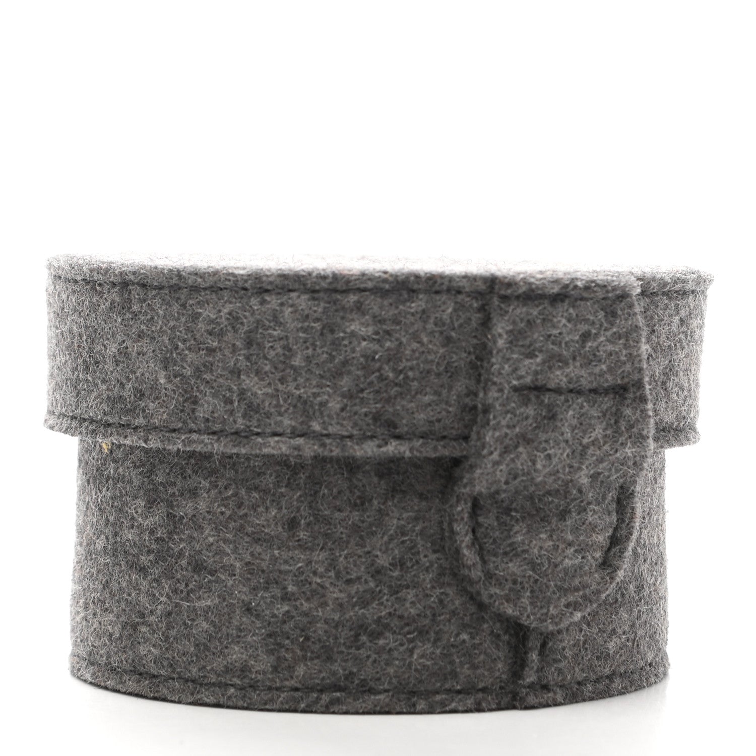 Hermes Wool Felt Barenia Sugar Box Acier 3 of 7