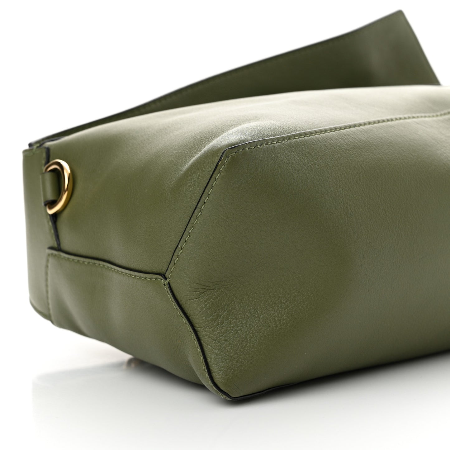 Calfskin Puzzle Hobo Avocado