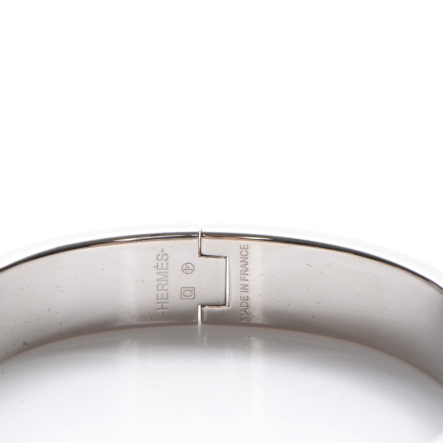Narrow Enamel Clic Clac H Bracelet PM Burgundy