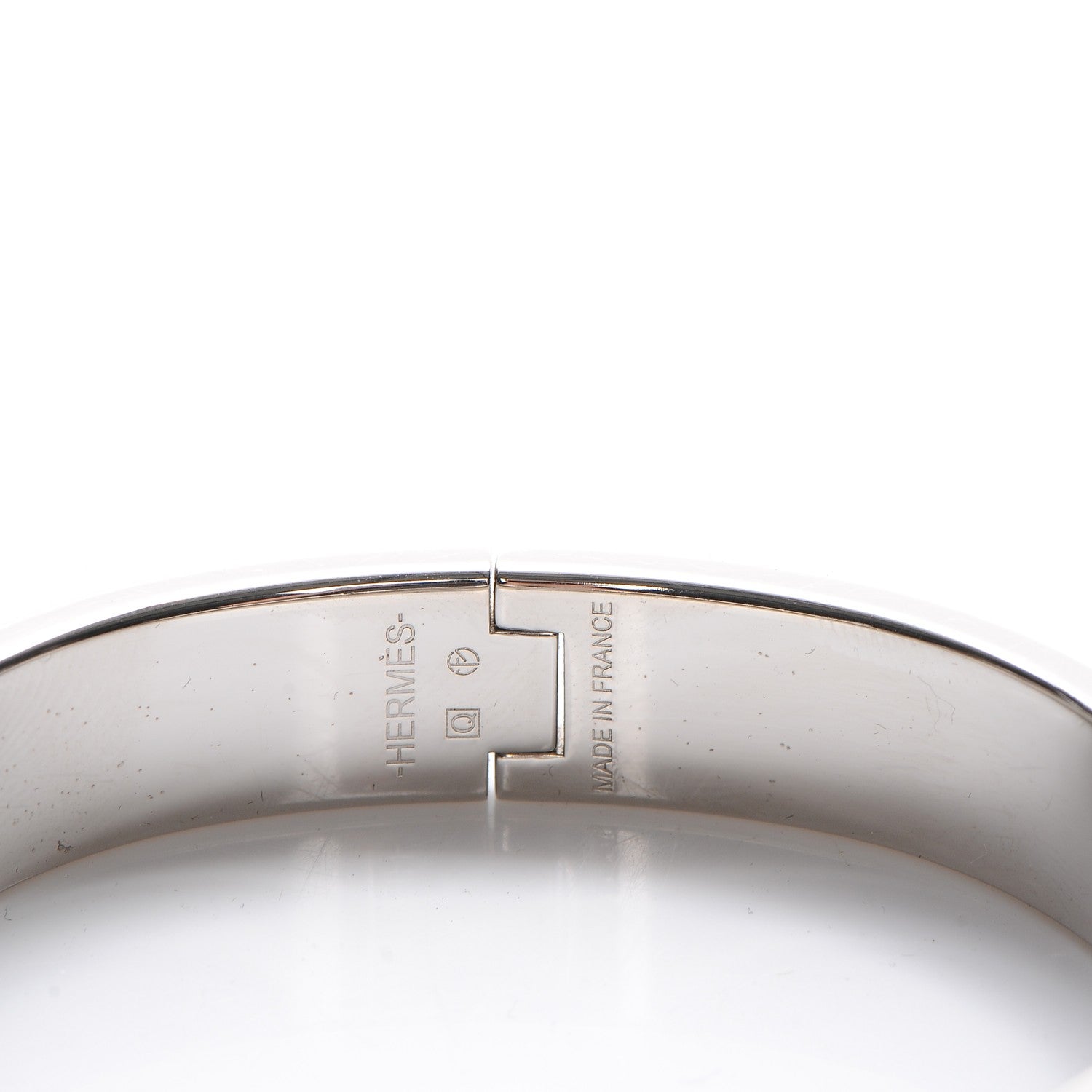 Hermes Narrow Enamel Clic Clac H Bracelet PM Burgundy 4 of 5