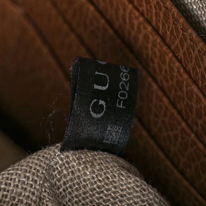 Gucci Monogram Mini Bree Messenger Bag Beige Tabacco 8 of 11