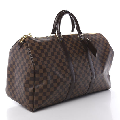 Louis Vuitton Damier Ebene Keepall 50 2 of 10