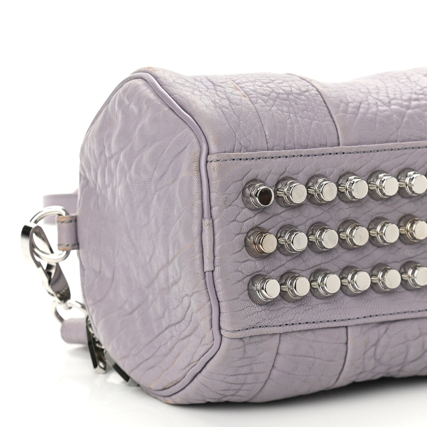 Pebbled Lambskin Mini Rockie Lavender Rodhium Hardware