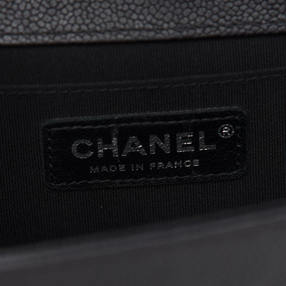 Chanel Caviar Quilted Medium Boy Flap Black 6 of 11