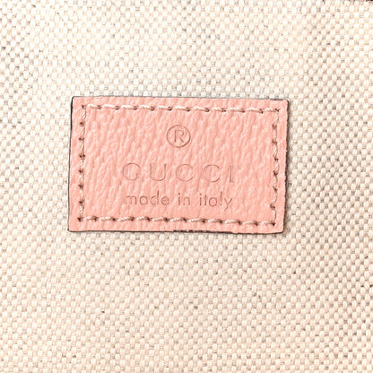 Gucci GG Supreme Monogram Textured Dollar Calfskin Medium Ophidia Shoulder Tote Bag Rose Pink 6 of 9