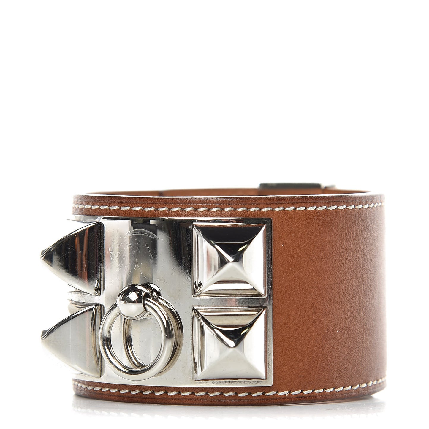 Barenia Collier De Chien CDC Bracelet L Fauve