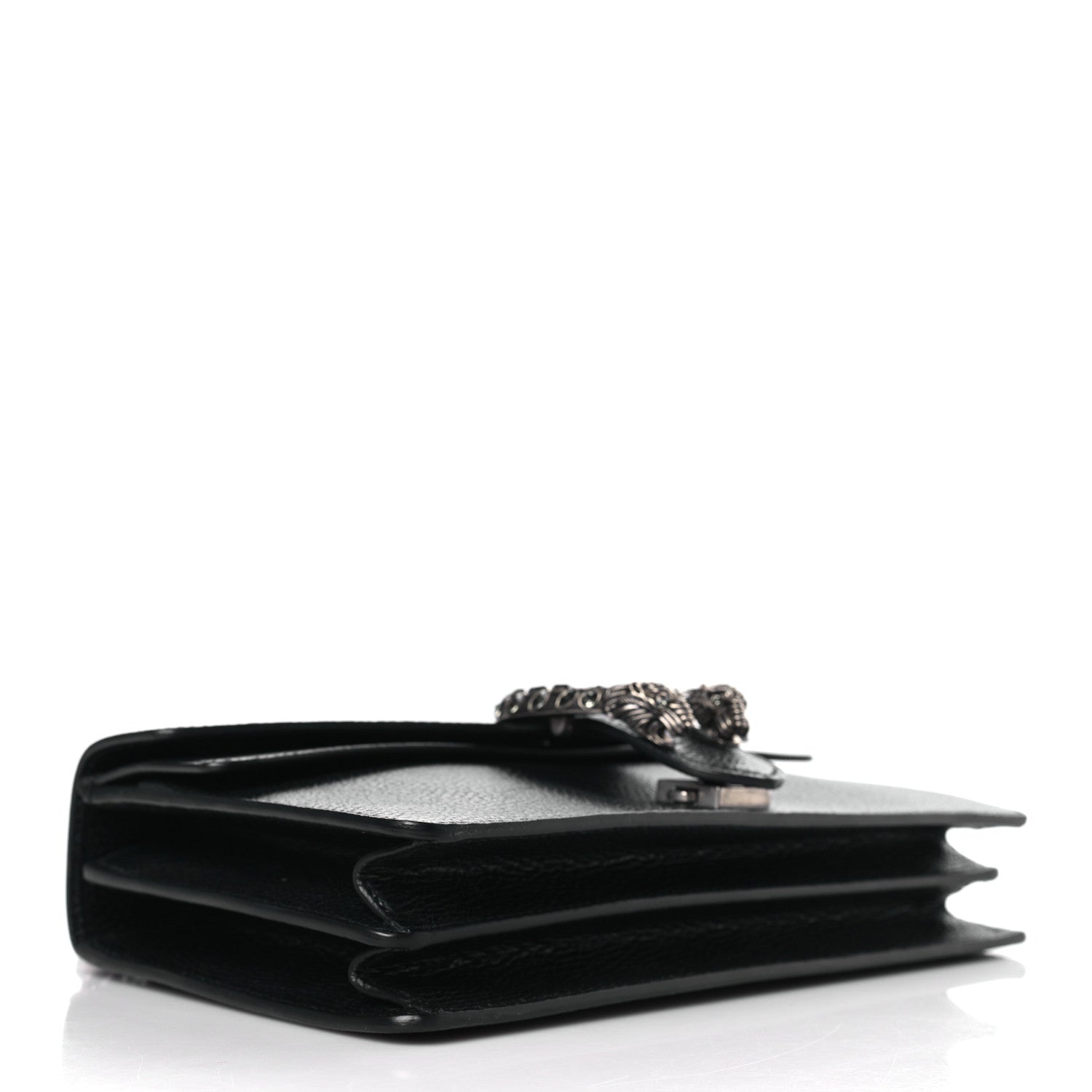 Gucci Pebbled Calfskin Small Dionysus Shoulder Bag Black 5 of 10