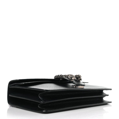Gucci Pebbled Calfskin Small Dionysus Shoulder Bag Black 5 of 10
