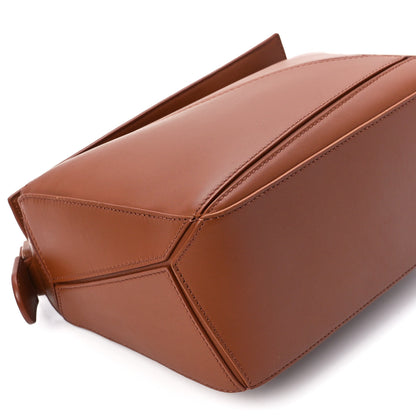 Loewe Satin Calfskin Small Puzzle Bag Pecan 10 of 11