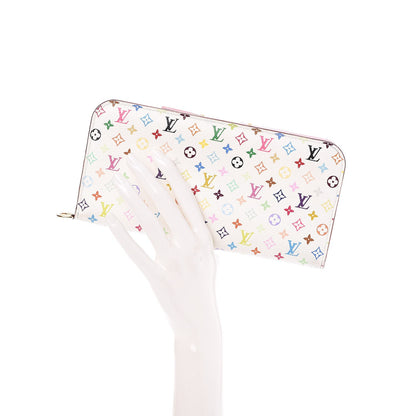 Louis Vuitton Monogram Multicolor Insolite Wallet White Litchi 2 of 9