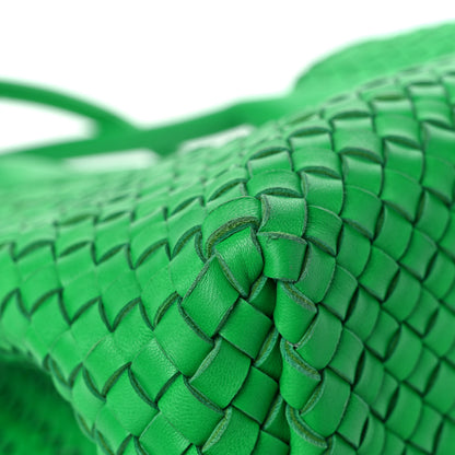 Bottega Veneta Lambskin Intreccio Medium Cabat Parakeet 10 of 12