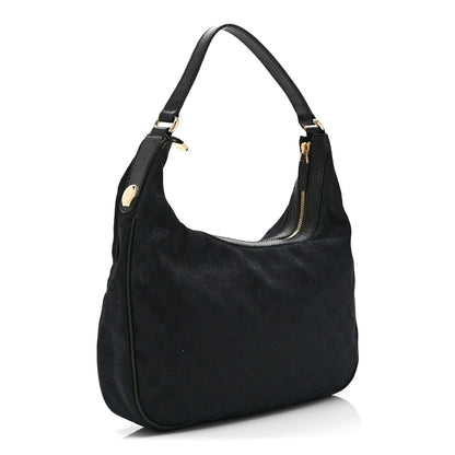 Gucci Monogram Medium Charmy Hobo Black 3 of 10