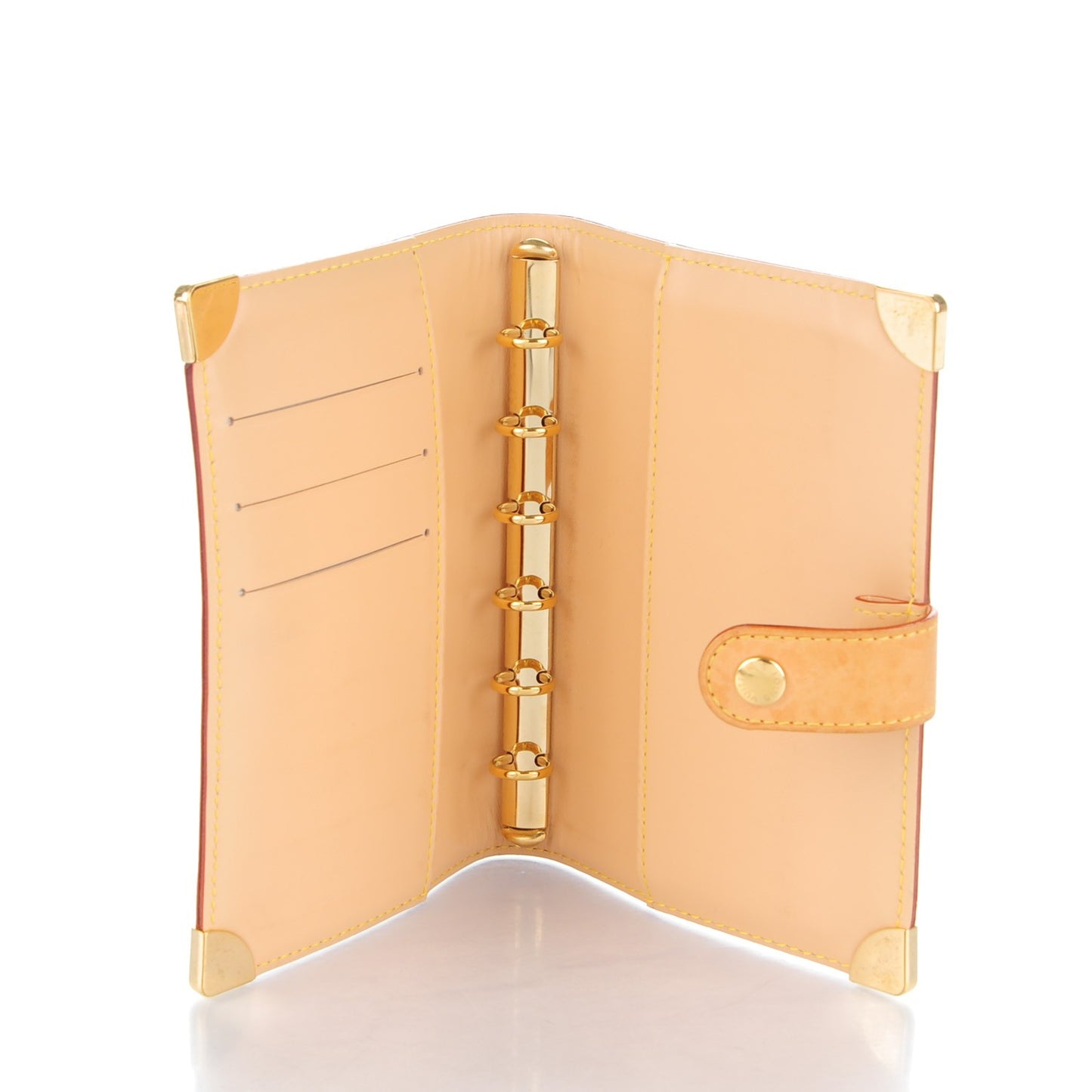 Monogram Multicolor Small Ring Agenda Cover Black