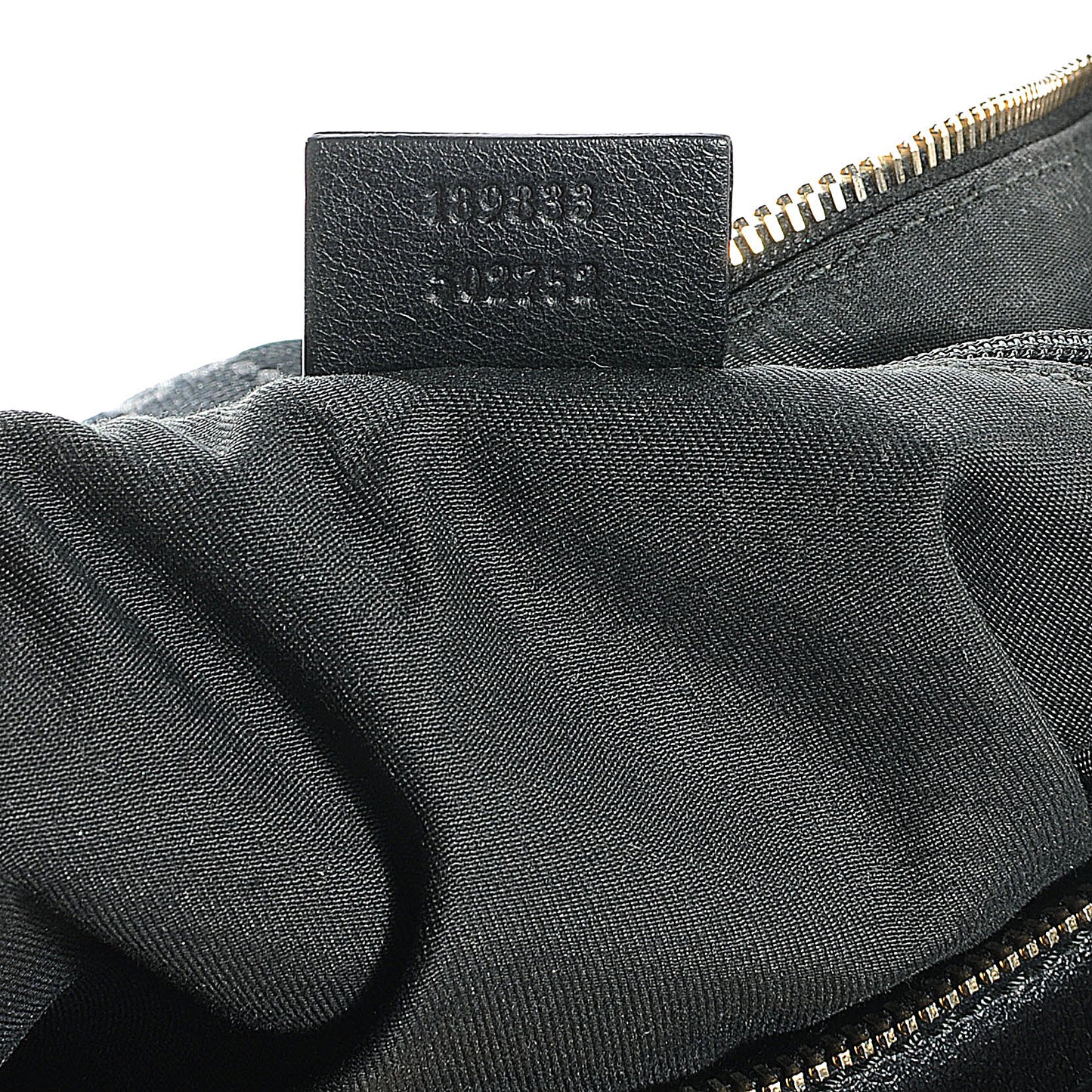 Monogram D Gold Large Hobo Black