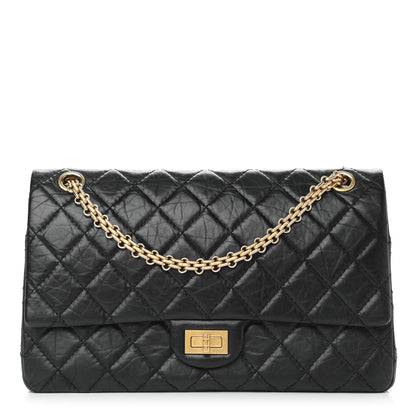 Chanel Aged Calfskin Quilted 2.55 Reissue 226 Flap Black 1 of 9